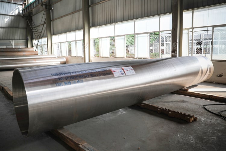 Large diameter steel pipe